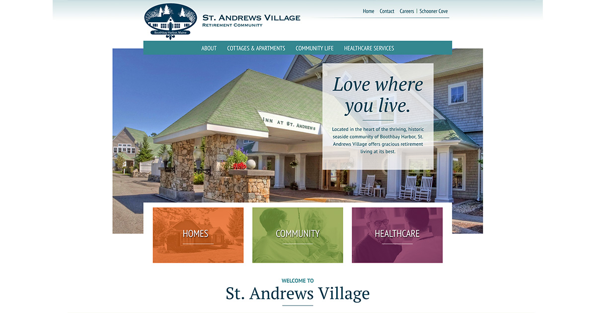 St Andrews Village Retirement Community Boothbay Harbor Maine