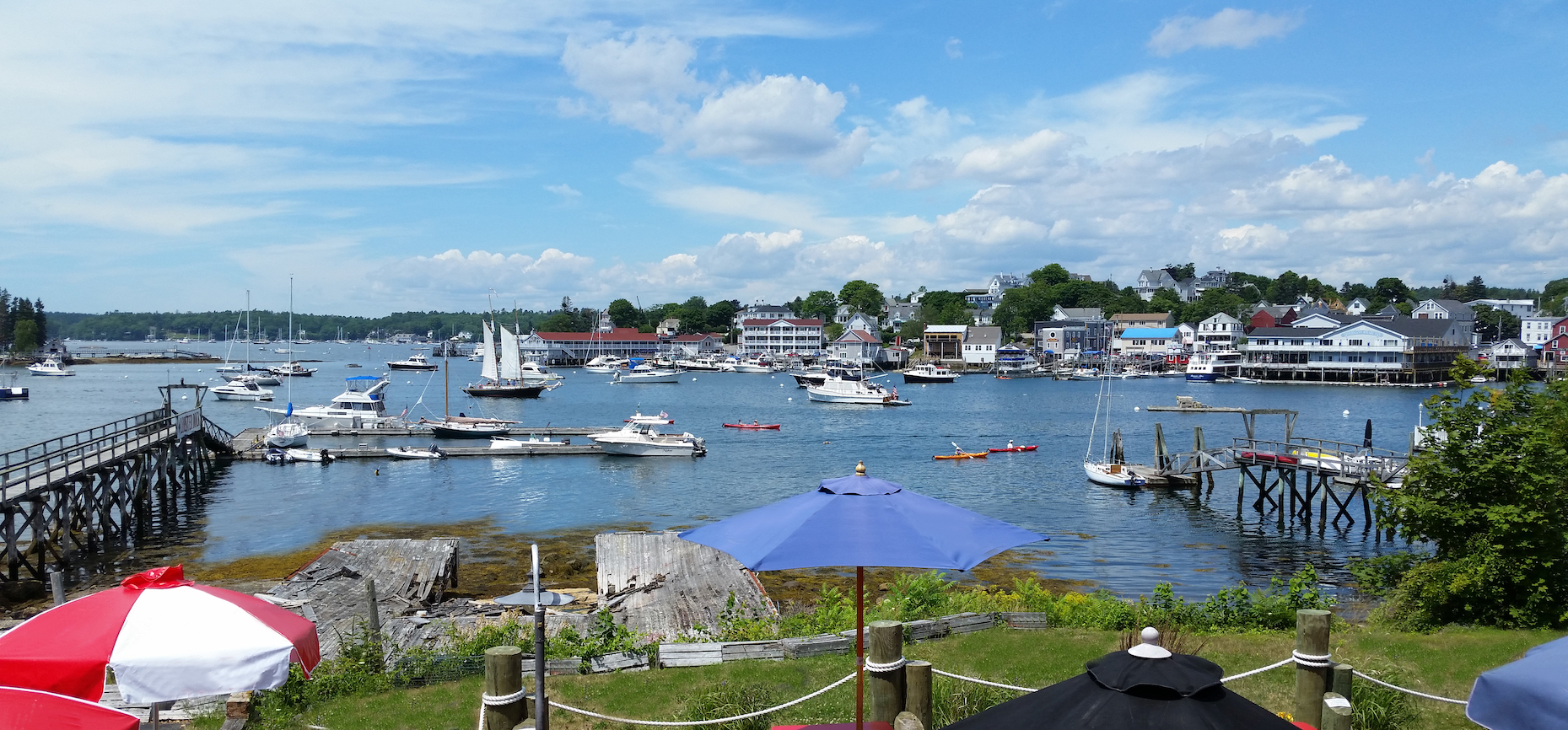 View of Boothbay Harbor